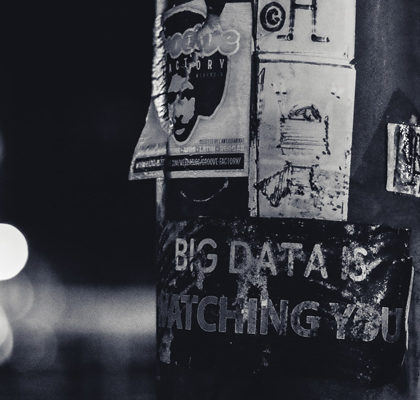 Aufkleber Big Data Is Watching You